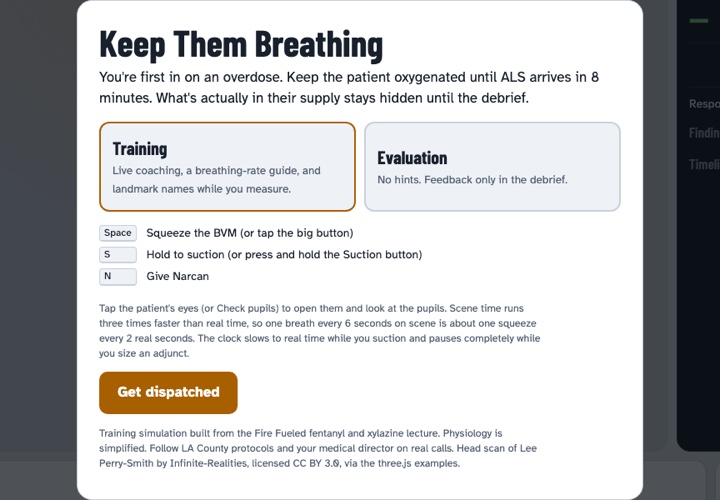 Keep Them Breathing — the overdose response title screen